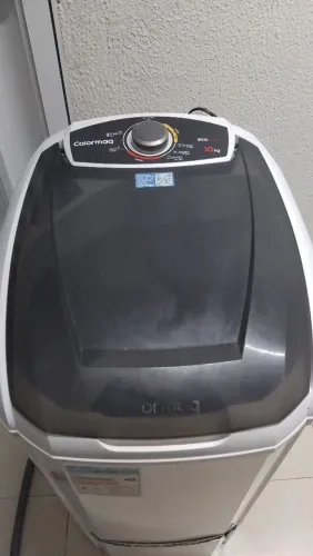 Máquina de lavar semiautomática, marca Colormag, capacidade de 10 kg,semi-novo.