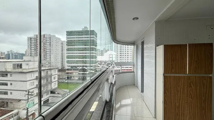 Apartamento com 2 suites para alugar, 89 m² por R$ 3.800/mês - Ocian - Praia Grande/SP