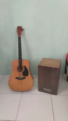 Violão e cajon