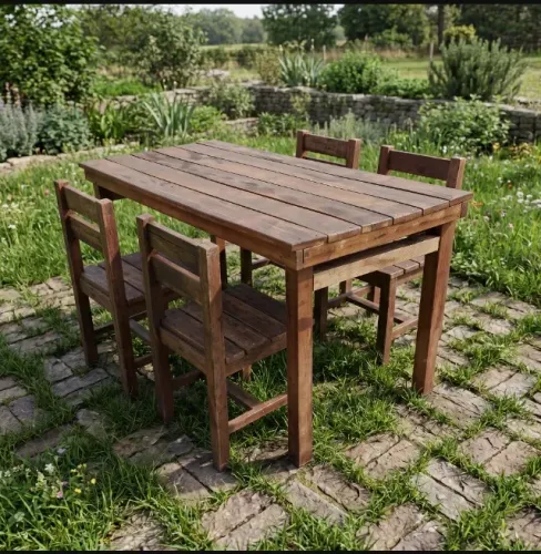 mesa rustica madeira de demoliçao 1,50 x 0,60m Cozinha ou Area externa