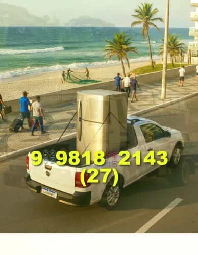 Frete rápido e seguro para sua mudança! Contato: 27?9?9818?2143. Aproveite!