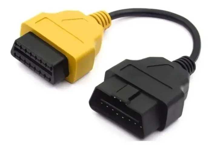Cabo Adaptador OBD2 Fiat Amarelo