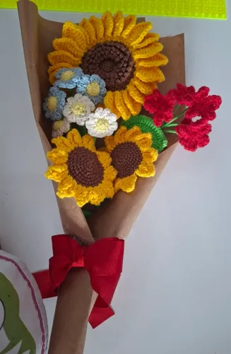 Buquê de crochê