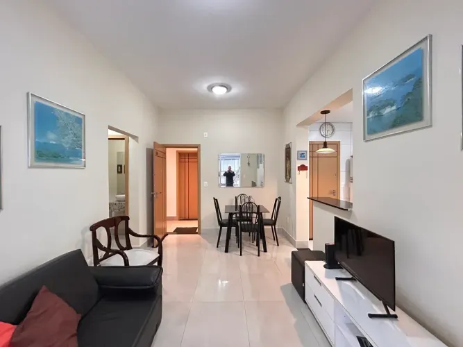 Apartamento 1 Dormitório no Embaré | 52 m² | Vaga Demarcada | Lazer Completo