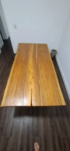 Mesa madeira rústica 6 lugares