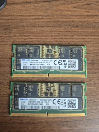 Memória 16gb Ddr5 Samsung 5600mhz, notebook, testar na hora da retirada