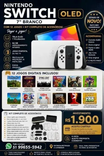 Nintendo Switch OLED Semi-novo!