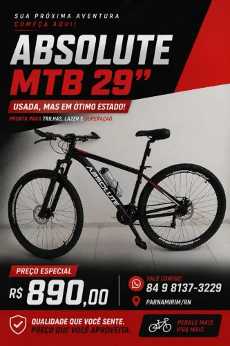 Vendo bicicleta Absolute Aro 29"