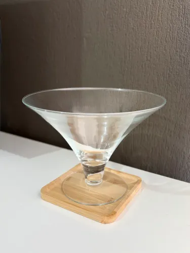 fruteira/ vaso decorativo de vidro
