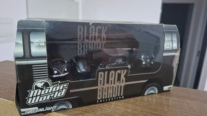 Greenlight black bandit coleção fusca e kombi Beatles and sambas 
