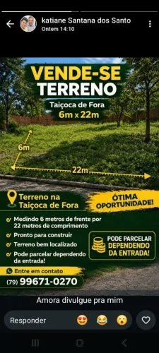 Vende se terreno 