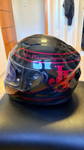 Capacete LS2 Customizado, com Oculos. Tamanho 60 em excelente estado