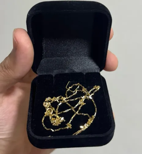 OPORTUNIDADE!! Corrente de Ouro 18 K 65cm (100%, não é banhada)