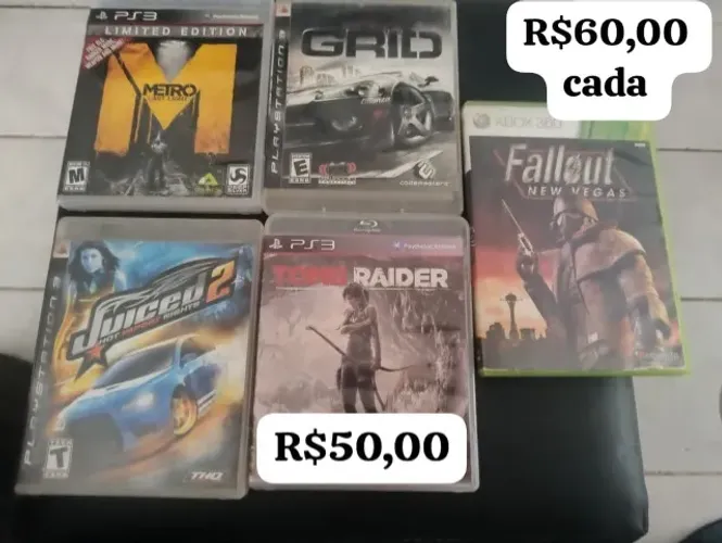 Jogos ps3 e Xbox 360