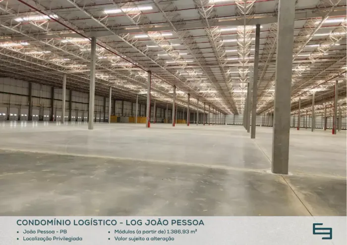 Galpão para alugar em João Pessoa/PB com 1.372,24 m² em condomínio logístico