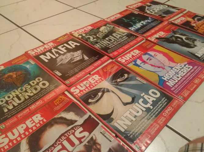 Coleção 10 revistas super interessante