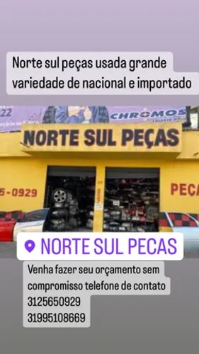 Norte sul peças usada grande variedade de peças usada 