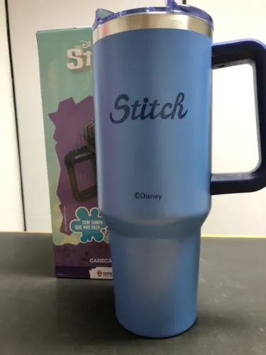 Caneca Térmica Stitch Disney 1,15L