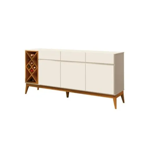 Buffet PAS Modelo Retrô Com Adega! Frete + Montagem Grátis.