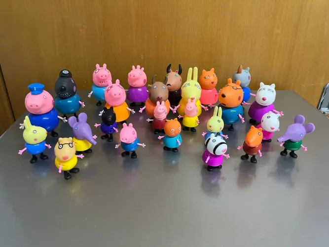 Bonecos Peppa Pig - Coleção 25 personagens Completa!