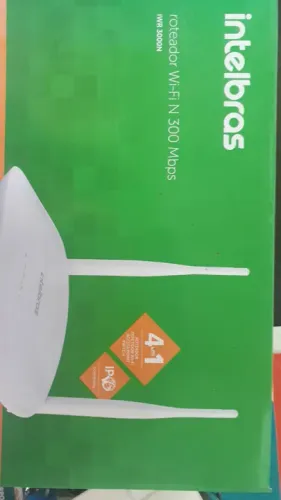 Roteador Intelbras Wi-Fi N 300 Mbps - IWR 3000N