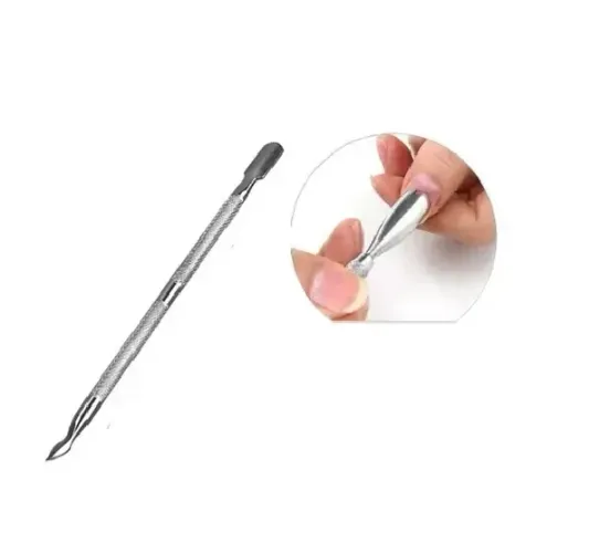 Espatula Para Unhas Inox Manicure Cuticula Pé Mão Desencrava