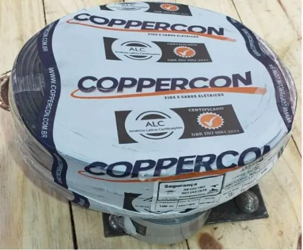 fio 4mm (cabinnho flexivel ) 100 % cobre certificado pelo inmetro
