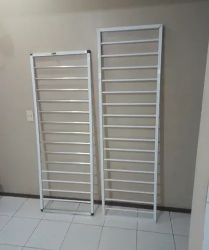 2 grades em alumínio branco