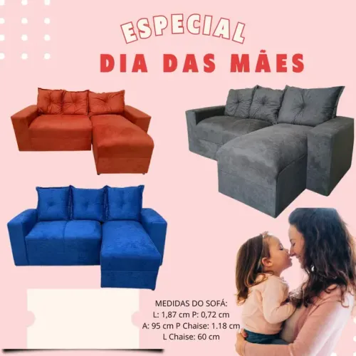 Sofa de canto promoção levo hoje