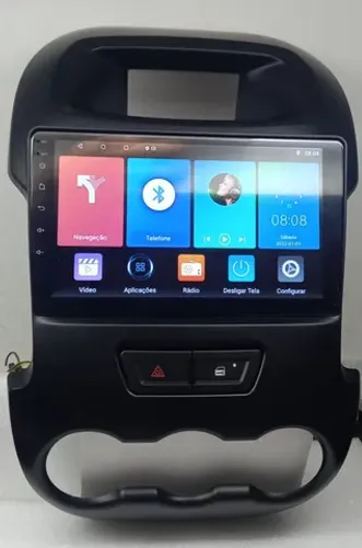 Multimídia ranger 9" 2013...16 Carplay e Android auto