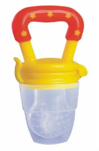 Chupeta Alimenta Bebê Bico Silicone Carne Frutas wpp:43. *
