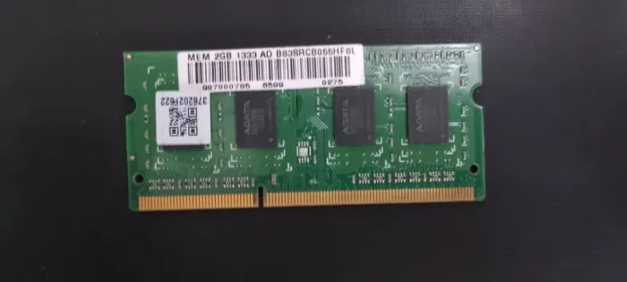 Memória Ram 2gb 1333 MHz ADATA para notebook