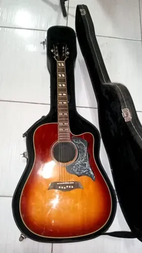 Violão Folk Michael Vm925 DtC Vintage Sunburst 