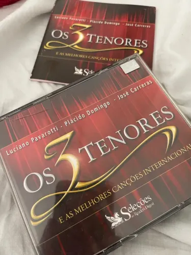 Box de cds Os 3 tenores - Edição de colecionador