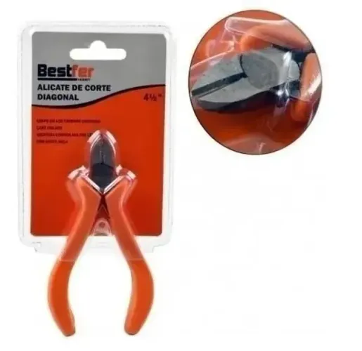 Alicate De Corte Diagonal Ac Nique 4.1/2pc Bestfer Bfh0505