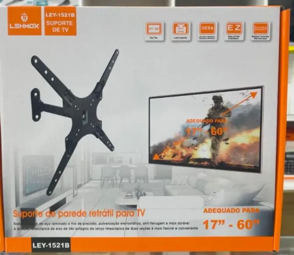 Suporte de Parede Retrátil para TV 17''-60'' - LEHMOX