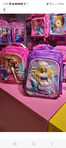 Mochila Infantil Princesas e Sereia
