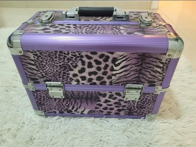 Maleta animal print(Tamanho Grande)com chave