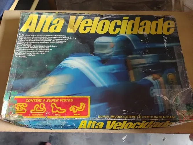 Jogo Alta Velocidade Brinquedo Anos 70 Tchan (Leia o Anuncio)