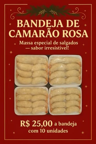 Camarão rosa delícias da pry 