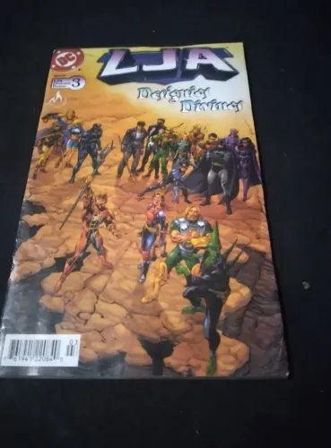 Liga da Justiça LJA Designios Divinos volume 3<br>2003 (Editora Mythos). (1/3) volumes.<br>