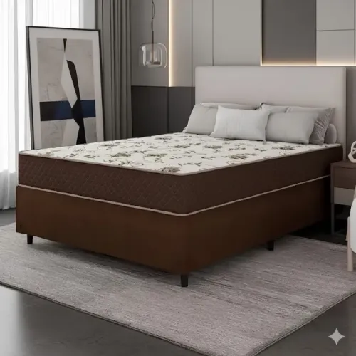 Promoção Conjunto Base e Colchão Casal D33 (em estoque)