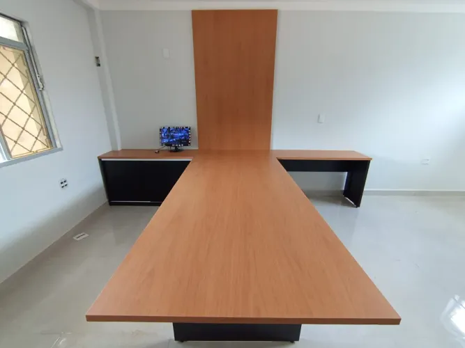 MOVEIS DE ESCRITORIO SALA DE REUNIÃO COMPLETA NOVA ****LEIA AA DESCRIÇÃ***