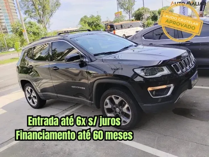 COMPASS LIMITED DIESEL 4x4 2018- 61 MIL KM - IPVA 25 e *TRANSFERENCIA GRATIS