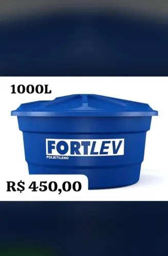 Caixa D'água Fortilev 1000L