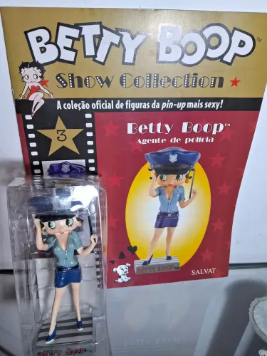 Betty Boop Agente de Polícia - Figura Colecionável