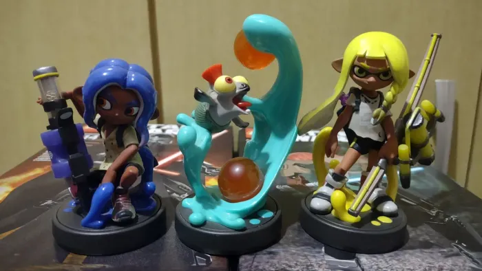 3 amiibos Colecionáveis Splatoon