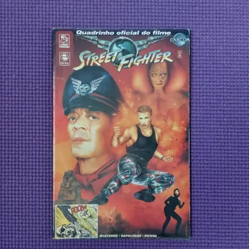 STREET FIGHTER QUADRINHO OFICIAL DO FILME VOLUME ÚNICO HQ PT BR