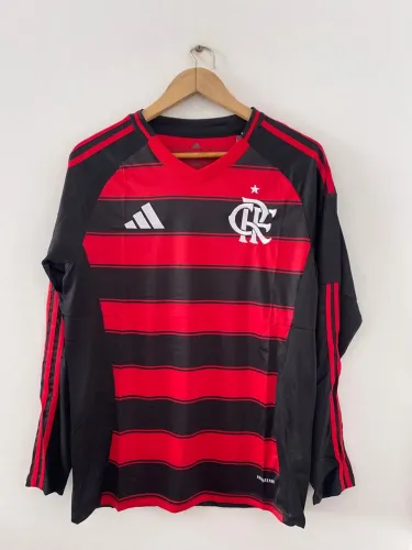 Camisa Flamengo Adidas Manga Longa 2025
