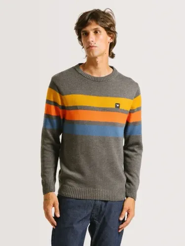 Tricot Hang Loose Stripe Chumbo